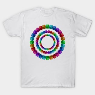 Circles illustion T-Shirt